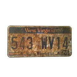 Resident Evil: The Final Chapter  Screen Used License Plate Movie Props