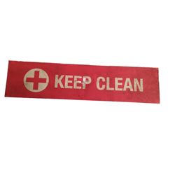 Resident Evil 6 Screen Used Keep Clean Sign Movie Props