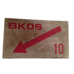 Resident Evil 6 Screen Used Sign Movie Props