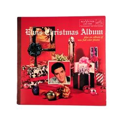 Elvis Presley Christmas Album Red Vinyl with Photo Album