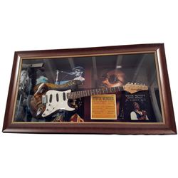 Stevie Wonder Signed Guitar Framed