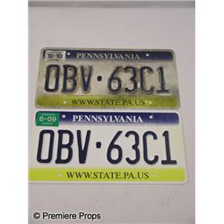 Warrior Frank (Frank Grillo) License Plates Movie Props