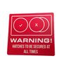 Image 1 : Resident Evil The Final Chapter Warning Sticker Movie Props