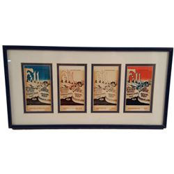 Bill Graham 1969 Tickets Framed