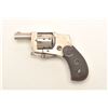 Image 2 : Folding trigger Baby Hammerless revolver, .22  caliber, 1.25” barrel, nickel finish,  checkered hard