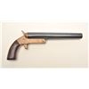 Image 3 : Remington flare pistol, brass frame, blued 9”  barrel, wood grips, spur trigger, S/N 14039;  overall