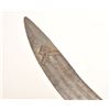 Image 4 : Large Tulwar from India with a wide decorated  blade, approximately 36” overall with a 34”  curved b