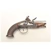 Image 3 : Flintlock pocket pistol, “LC” with crossed  flowers maker’s mark on top of barrel flat at  breech, .