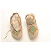Image 1 : Pair of child’s beaded moccasins; may be  Sioux and ca. early 1900’s.     Est.:   $150-$300.