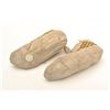 Image 5 : Pair of child’s beaded moccasins; may be  Sioux and ca. early 1900’s.     Est.:   $150-$300.