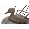 Image 3 : Nicely detailed and polychromed bronze of a  pintail duck in reeds by Chapple, #96/125,  mounted on 