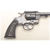 Image 2 : Colt Officer’s Model Flat Top Target DA  revolver, .38 caliber, 6” barrel, high polish  blued finish