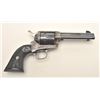Image 10 : Colt SAA revolver, .45 caliber, 4.75” barrel,  blued and case hardened finish, checkered  eagle hard