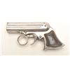 Remington Elliot 4-shot derringer, .30  caliber, 3.5” barrels, nickel finish, gutta  percha grips, S
