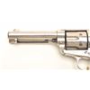 Colt SAA revolver, .44-40 caliber, 4.75”  barrel, old re-nickel finish, raised carved  steer head pe