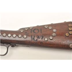 Winchester Model 1873 SRC, .44-40 caliber,  20” barrel, wood stocks, no visible S/N, in  overall goo