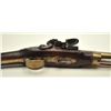 Image 3 : Brass barrel flintlock blunderbuss by Barbar  with under mounted spring bayonet, half  stock, and si