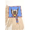 Image 3 : Ca. 1930’s Blackfoot men’s pair of gauntlets  with fringes and beaded eagle design;  approximately 1