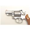 Image 4 : Smith & Wesson Model 66-1 DA revolver, .357  Magnum caliber, 2.5” barrel, stainless steel,  checkere