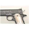 Image 2 : Factory “D” engraved Colt Service Model Ace  semi-automatic pistol, .22LR caliber, 5”  barrel, blued