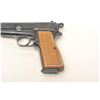 Image 3 : Belgium Browning Hi Power with early style  hammer in 9mm, S/N T294186. In fine to  excellent used c