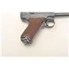 Image 7 : Erma “Baby Luger” in .380 caliber, S/N 106075  showing 50% blue and drifted on alloy frame.  The bor