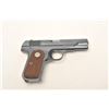 Image 2 : Colt Model 1903 Pocket in .32 ACP caliber,  S/N 492450 with blue and checkered medallion  grips. In 
