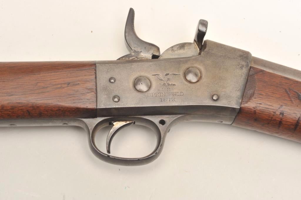 U.S. Springfield Rolling Block rifle, .50 caliber, 36” barrel, wood ...