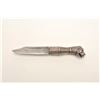 Image 1 : Interesting knife made from silver hilted  hanger probably Germanic and period of  American Revoluti