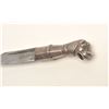 Image 2 : Interesting knife made from silver hilted  hanger probably Germanic and period of  American Revoluti