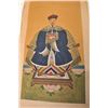 Image 8 : Pair of hand painted Chinese scrolls of noble  and lady showing Phoenix bird on breast  piece in art