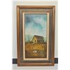 Image 1 : Original oil on canvas signed lower left “E.  Woodson”. Measures approximately 24” x 12”.  Nicely fr
