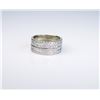 Image 1 : Dazzling Ladies Wide Diamond Band micro set  with 64 round diamonds weighing approx.  1.50-2.00 cara
