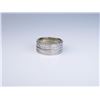 Image 3 : Dazzling Ladies Wide Diamond Band micro set  with 64 round diamonds weighing approx.  1.50-2.00 cara