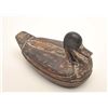 Duck carved two pieces box from Thailand,  shows age.  From the estate of Robert  Petersen.  Est.:  
