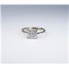 Image 2 : Fine Italian Designer ‘Mosso Essenza” Diamond  Ring featuring 9 princess cut diamonds  invisibly set