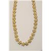 Image 3 : One well crafted 14k white gold necklace set  with 274 yellow sapphire weighing approx 2.5  carat. E