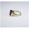 Image 3 : Elegant Fine Purple Rhodolite Garnet Ring  featuring an approx. 6.00 carat rhodolite  garnet  accent
