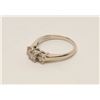 Image 2 : Ladies 14KT (Tested) 3 stone diamond ring  approximately 1CT total weight. Guarantee 90  PTS. Vintag