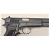 Image 3 : Browning Hi Power semi-automatic pistol, 9mm  caliber, 4.5” barrel, black finish, checkered  black h