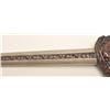 Image 6 : Fancy Kris from Indonesia with ornate  scabbard and carved grip. Meteorite steel  blade. Good condit