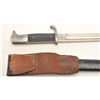 Image 4 : German military dress dagger with metal  sheath and leather hanger, marked “ROBERT  KLASS/SOLINGEN”;