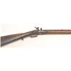 Image 2 : Full stocked percussion “squirrel” rifle, .38  caliber, 46” octagon un-marked barrel,  Goulcher mark