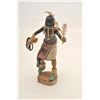 Older small wooden Kachina doll on base with  penciled marking “Long Haired  Kachina/Mendiva”; appro