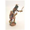Image 5 : Older small wooden Kachina doll on base with  penciled marking “Long Haired  Kachina/Mendiva”; appro
