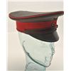 Image 2 : Prussian 1917 wartime green and red visor cap  in overall good condition.    Est.:   $75-$150.