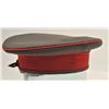 Image 5 : Prussian 1917 wartime green and red visor cap  in overall good condition.    Est.:   $75-$150.