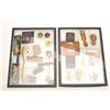 Image 1 : Two riker cases of misc. Knights of Pythias  fraternal organization medals, a Knights of  Pythias CD