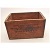 Winchester factory wood small arms ammunition  crate for 10 gauge shotgun cartridges,  approximately