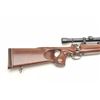 Image 2 : Sporterized Belgian Mauser bolt action rifle,  7.92 mm caliber, 24” stepped barrel, blued  finish, c